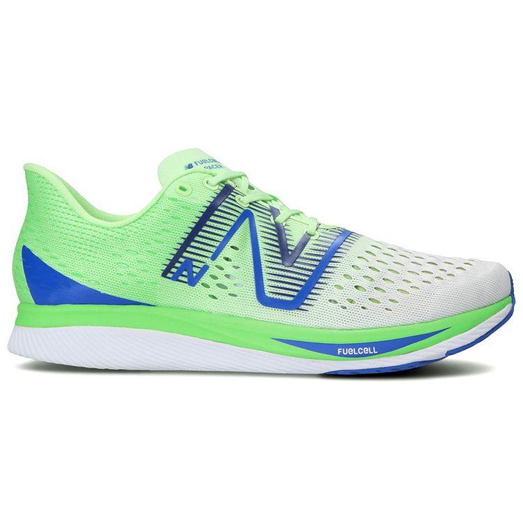 New Balance FuelCell SuperComp Pacer LE White Green Blue Men Sneakers MFCRRLW
