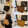 Trendy Soft Velvet Chain Shoulder Bag For Women Versatile Summer Tote Handbag