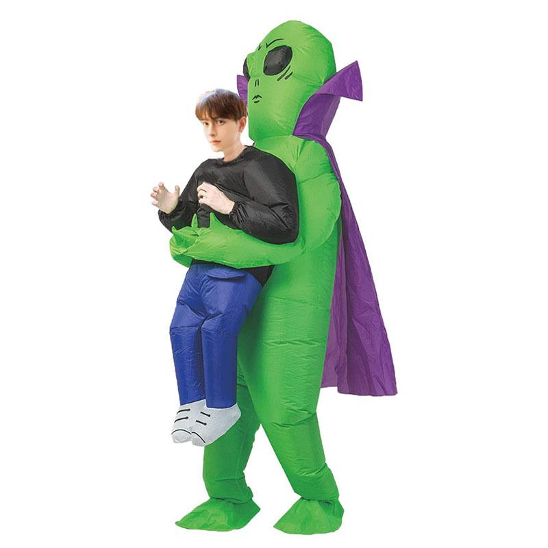 Popular Alien Ghost Hug Inflatable Halloween Costume - Creative and Fun Mascot Cosplay