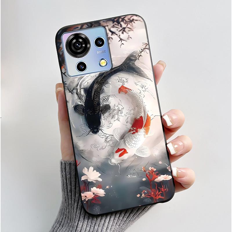 For ZTE Blade V50 Vita Case Luxury Cute Love Rabbit Funny Black Soft Silicone Phone Casing For ZTE BladeV50 Vita V50Vita Cover