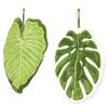 Leaves Hand Towel Bathroom Accessories Absorbent Kitchen Towel Soft Towel Hanging Towels Handkerchief Towels Home Wash Towels