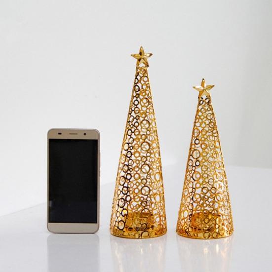 Candlestick Durable High Temperature for Festive Resistant Christmas Candle Holder Decoration Parties Table