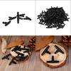 100PCS 4/7 Mm Tee Connector Leak-Proof Black Drip Irrigation Connector Easy To Install Plastic Hose Connector Garden Irrigation