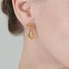 ELLE Jewelry Urban 14K Bold Stick Point Earrings (Gold Pin) ELGPEE385