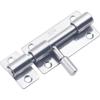 No-Punch 304 Stainless Steel Bolt Latch - Antique Door Buckle for Wood Doors & Windows, Anti-Theft Insert Lock, Surface-Mounted for Bathrooms.