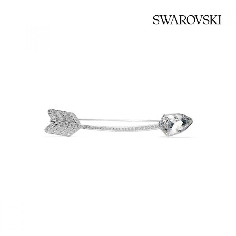Swarovski Arrow Rhodium Brooch 5742952