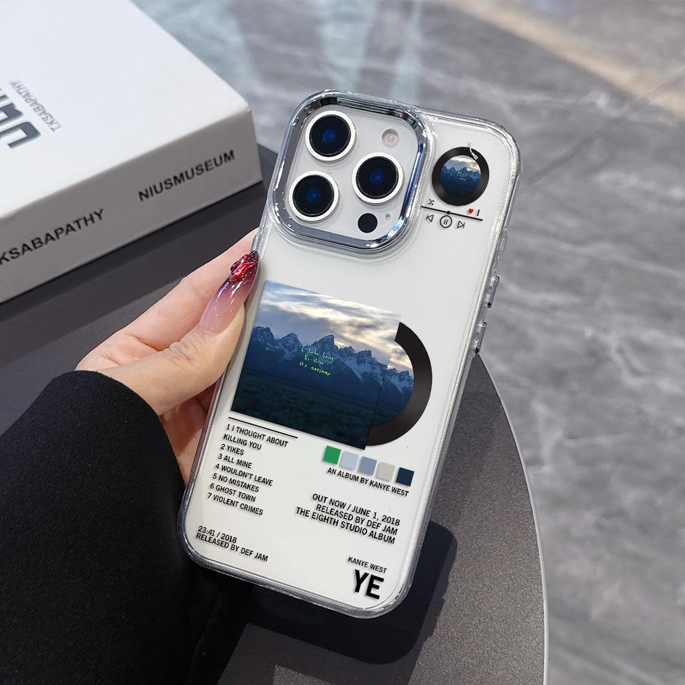 

Чохол для телефону з гарячим альбомом репера Каньє Веста для iPhone 17 Air 16 e 15 14 13 12 11 Pro Max Plus SE 2020 2022 М який чохол iPhone 11