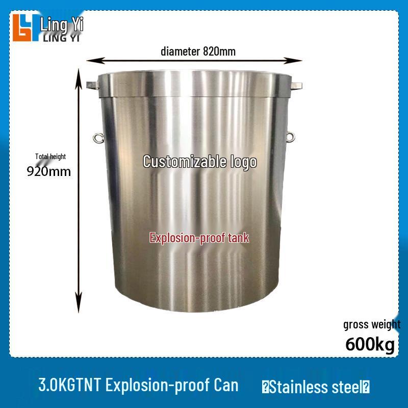 Lingyi Double-Layer Stainless Steel Explosion-Proof Container