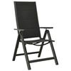 Maison Exclusive - Chaises pliantes 2 pièces en textilène et aluminium noir