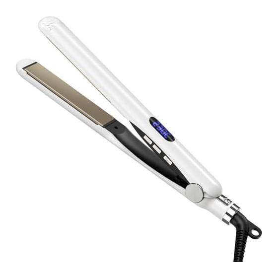 BAYATA Hair Iron Straight Curl 2WAY [100 - 230 / Overseas Compatible] 26mm 14-level Temperature Adjustment Professional Style Hair Straightener