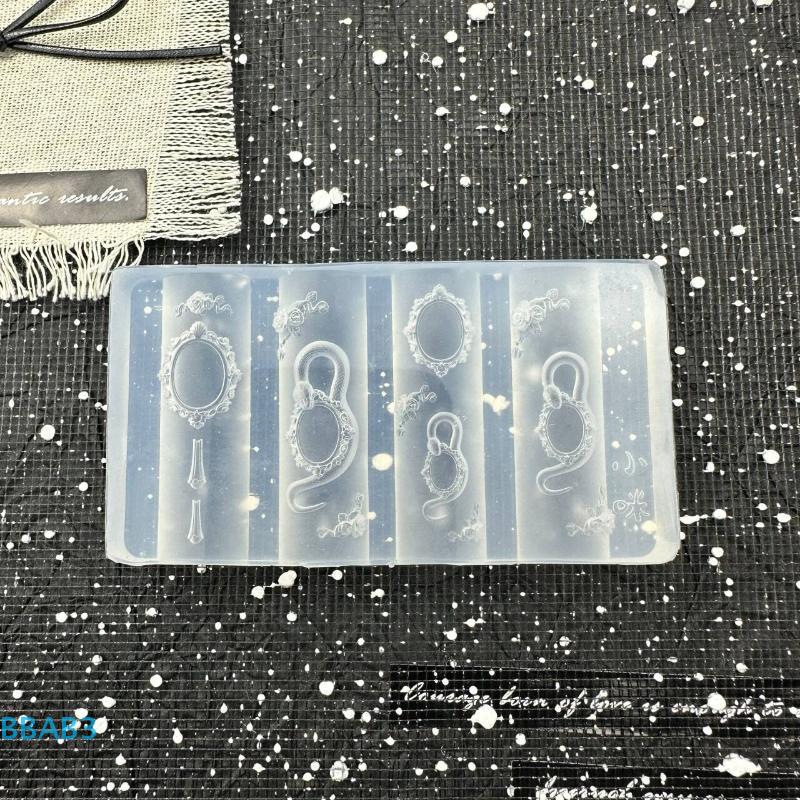3D Snake Silicone Mold Nail Art Decoration DIY Rose Flower Design Transparent Nail Templates Manicure Design Tool Jewelry Crafts