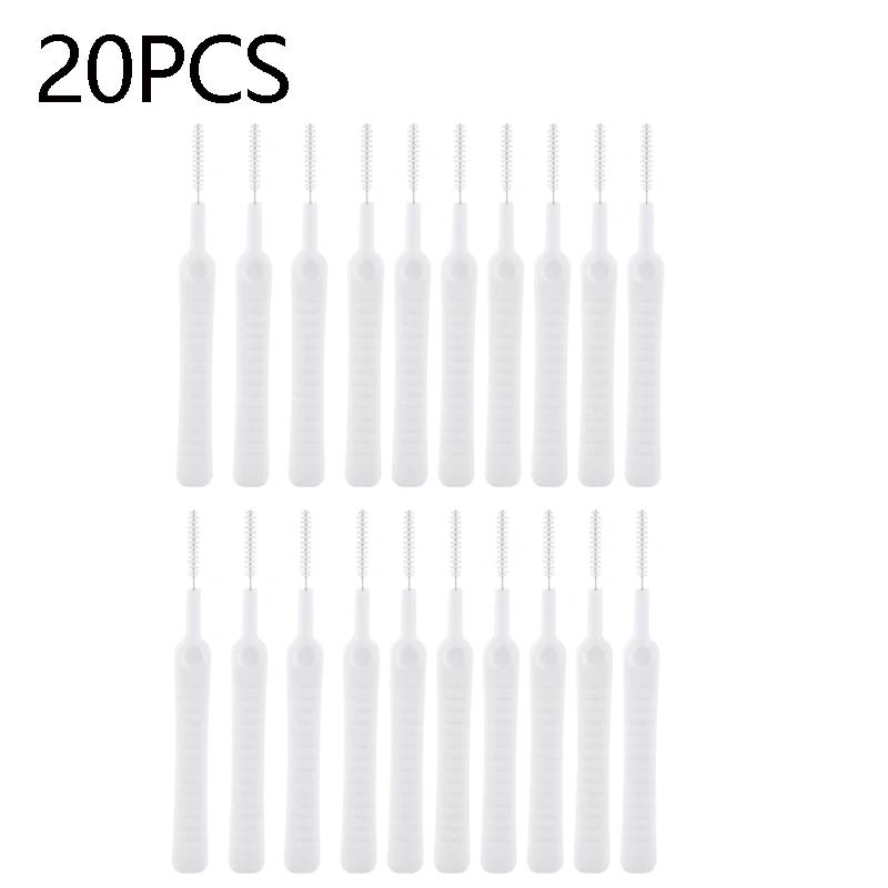 20/10pcs Mini Cleaning Brush Multifunctional Hole Cleaner for Shower Head Keyboard Phone Power Bank Charge Port Dust Remover