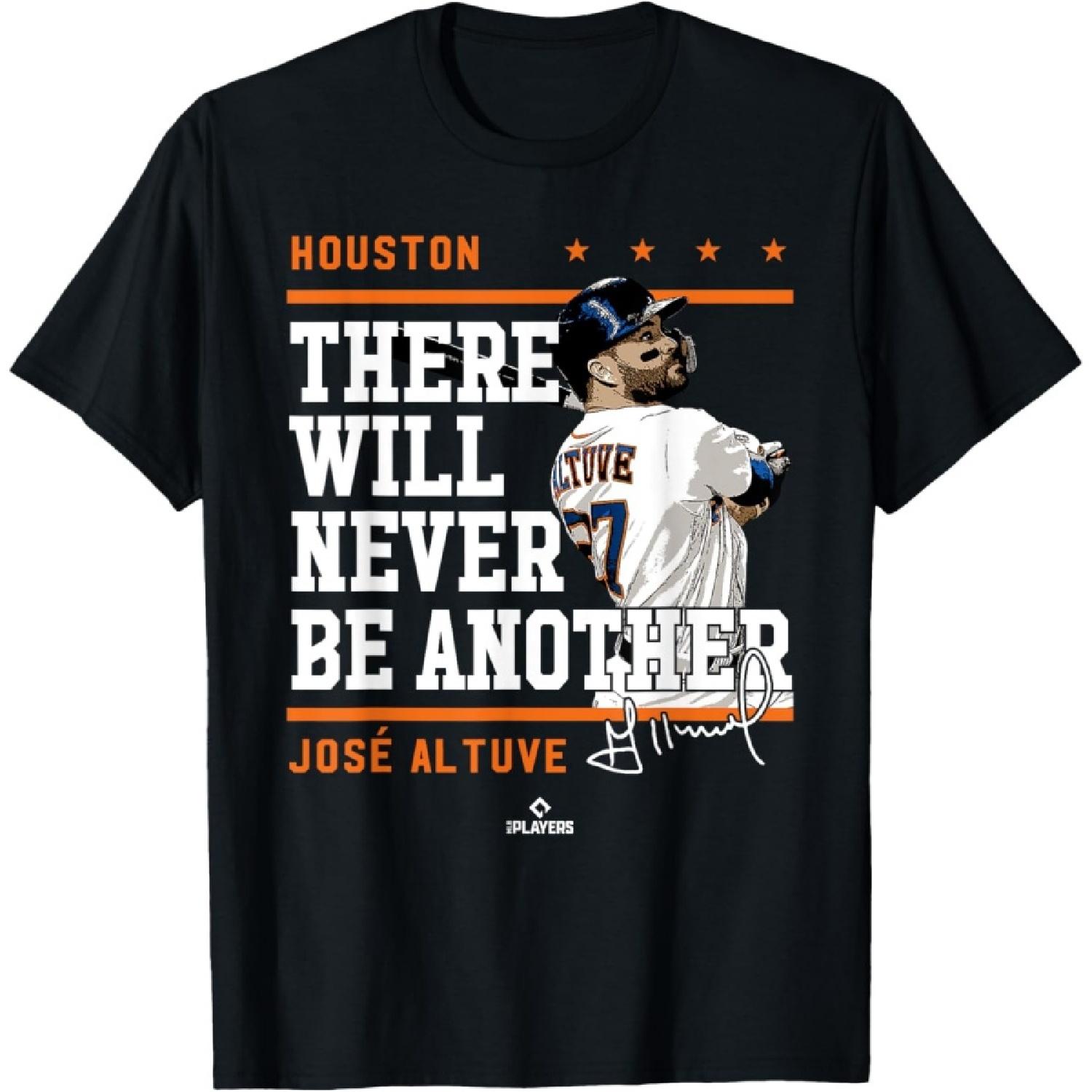 

Never Be Another Jose Altuve Houston MLBPA T-Shirt(1) XXXXXL чорний