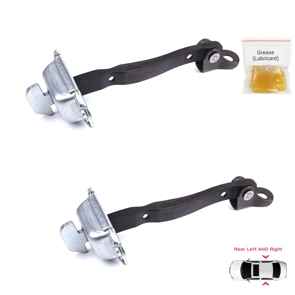 BDP1370-1 2 Pieces Rear Door Stop Check Assy Limiter Strap for Toyota Yaris Vitz MK3 P13 2010-2014 Vios P15 Verso S P12 Pre-Facelift 6863052120
