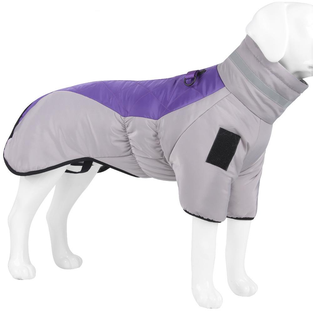 Winter Warme Jacke für große Hunde, Weste, wasserdicht, Mantel für große Hunde, Kleidung mit hohem Kragen, Haustierkleidung für große Hunde, Kostüm für französische Bulldogge