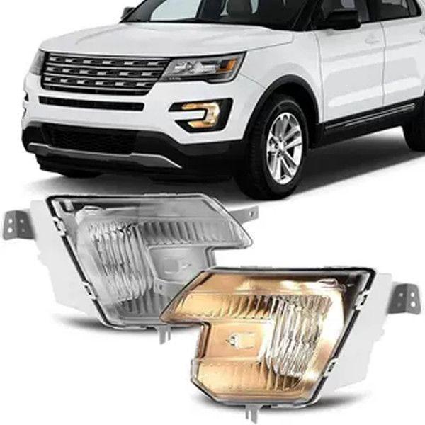 Compatible Front Fog Light Assembly for Explorer (2011-2017 Models) Fog Light/Passenger
