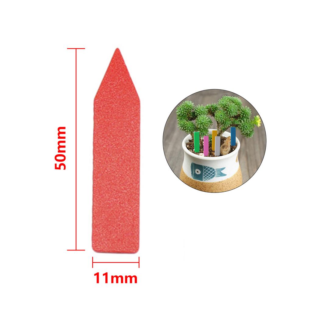Garden Plant Label Plastic Arrow Sign Nursery Seedling Tray Marker Flower Bonsai Number Plate DIY Gardening Tool Multiple Colors
