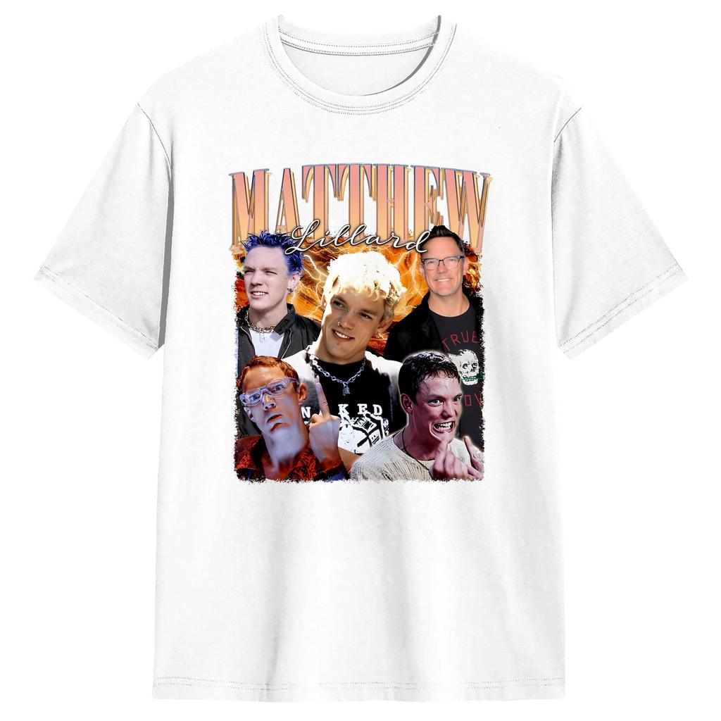 Matthew Lillard T Shirt Summer Pure Cotton TShirts For Unisex Pattern Tee Shirt Short Sleeve YK Funny Tees