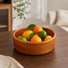 Handwoven Rattan Storage Container Rustic for Living Room