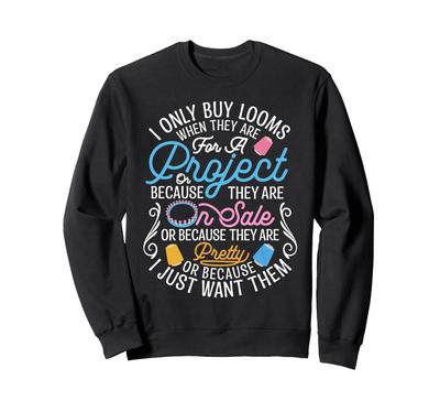 Loom Knitting Yarn Crochet Fiber Artist Loom Knitting Sweatshirt