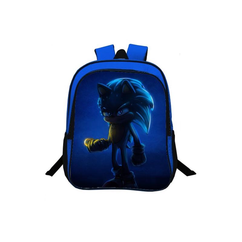 Sonic The Hedgehog 2 Children's Backpack For School Travel Colorful Artwork Unisex Design