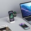 3-in-1 15W Fast Charging Foldable Wireless Charger for Apple, Samsung, Huawei & Google Devices