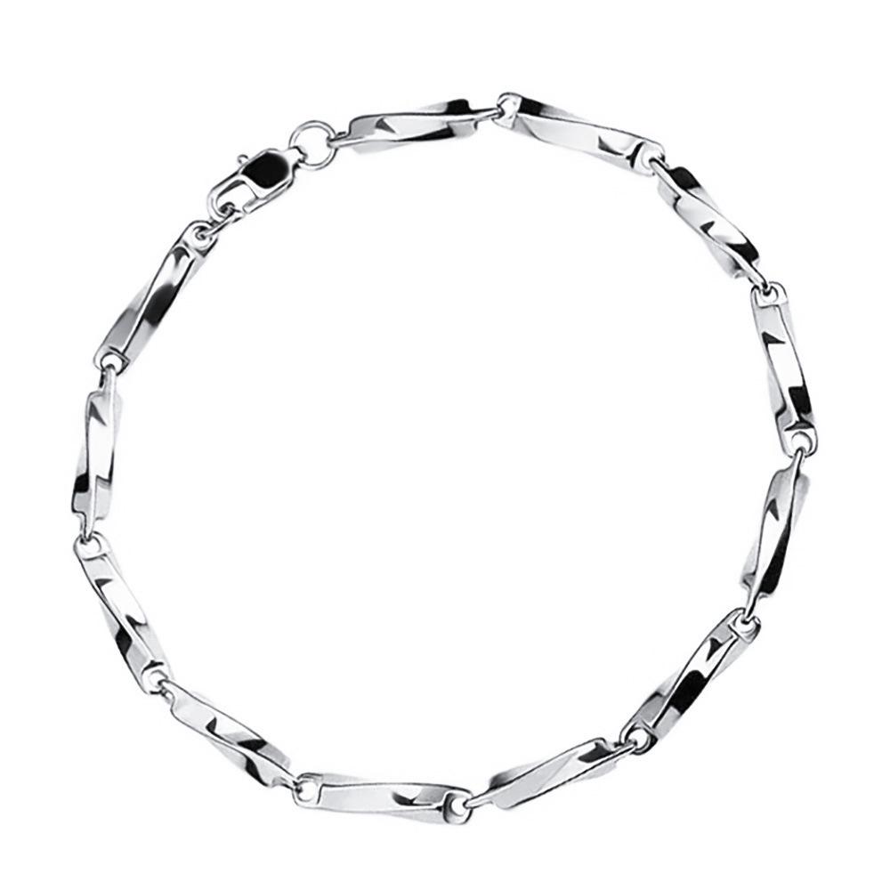 

Унисекс Ожерелье из титановой стали в виде ленты Мёбиуса - Трендовый стиль TikTok, Нишевые украшения в холодном стиле для пар