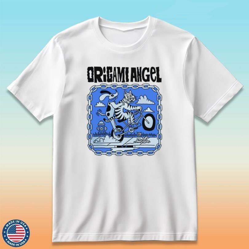 NEW Origami Angel Band Gift For Fans Heavy Cotton White T Shirt UR752 S