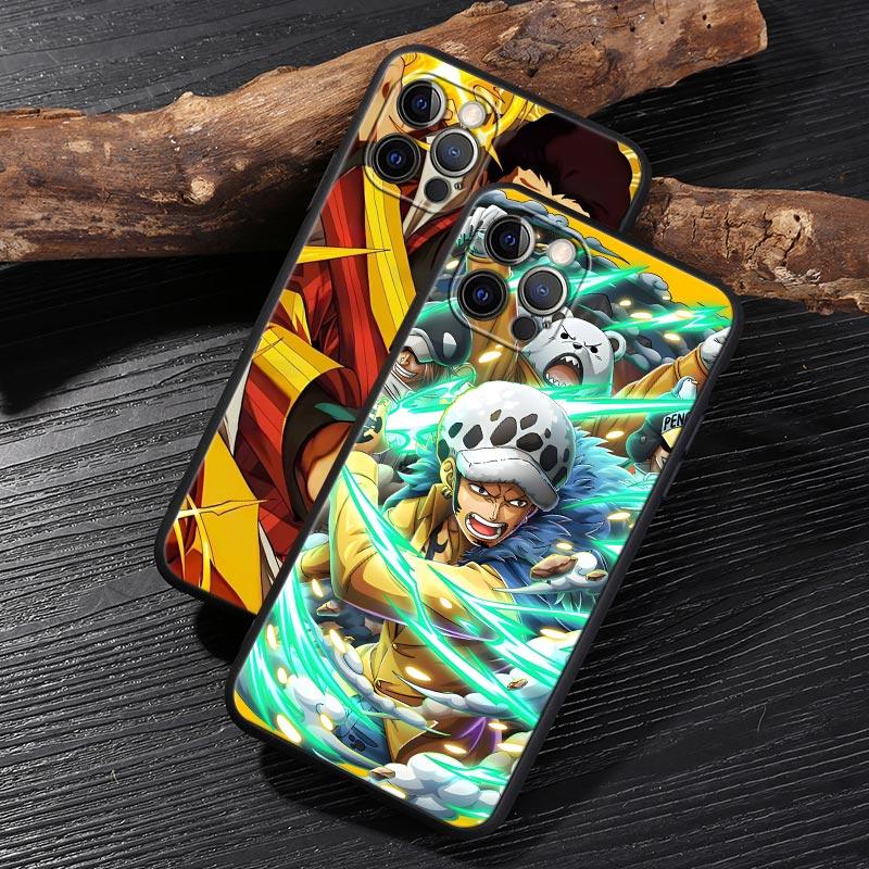 O-One Pieces Boss Anime Funda For Iphone 17 Case For iPhone 16 15 11 12 13 Mini 17 Pro Max 16 Plus 17E 16E Air Case Soft Cover