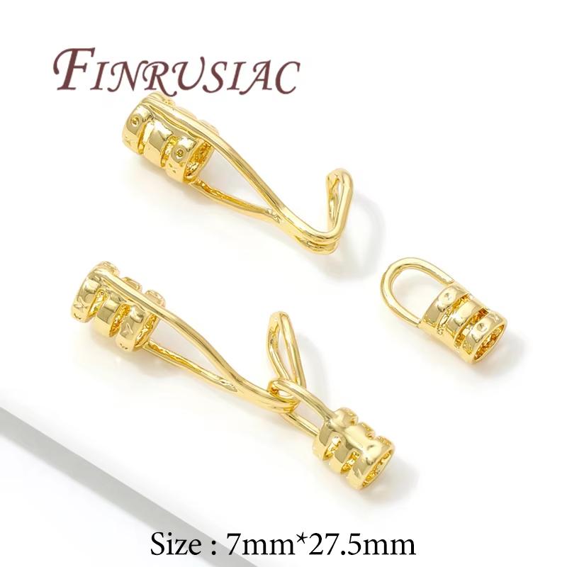 18K Gold Plated Lock For Bracelets,Clasp For Jewelry Connectors,Decorative Pearl Clasp,DIY Jewelry Making Supplies