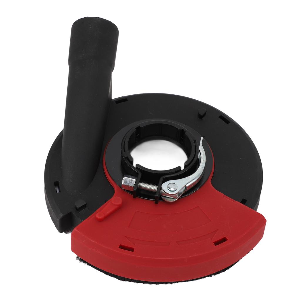 5 In Power Grinding Dust Shroud Iron PA66 Red Black Wearproof Surface Grinding Shroud for 125 150