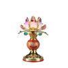 Colorful Lotus Plug-in Everlasting Offering Lamp for Buddha - Religious Gift Lamp