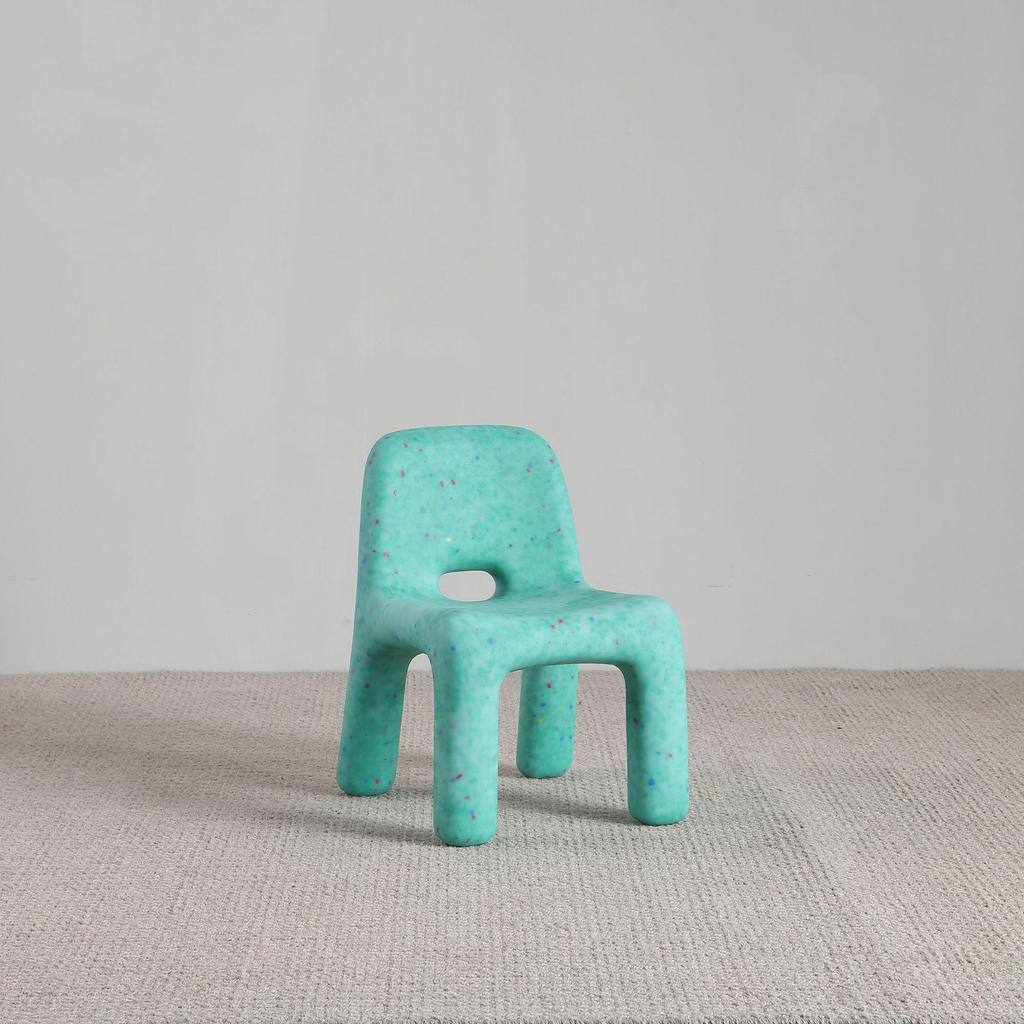 Charming Kids' Rotomolded Chair with Backrest - Perfect for Kindergarten and Outdoor Leisure