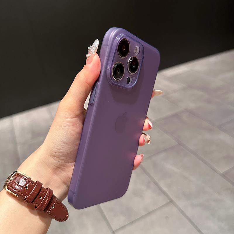

0.3mm Ultra Thin Matte Case For For Iphone 16 15 14 13 12 11 Pro Max Plus Mini Silicone Soft Candy Color Transparent Cover for iphone12 Mini(5.4 )