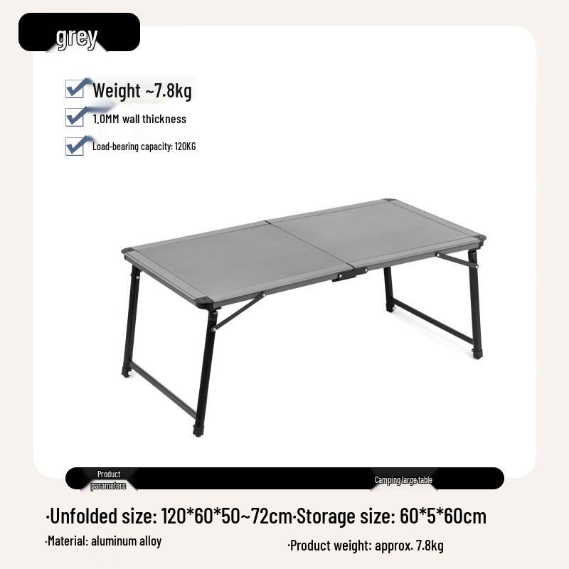 OIMG Expandable Portable Camping Folding Table