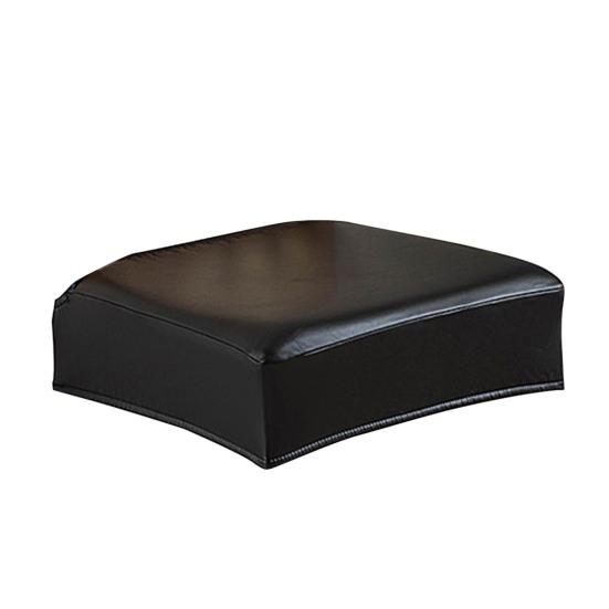 Housse de siège élastique en similicuir antidérapante imperméable résistante à l'huile isolation thermique couleur unie résistante aux rayures