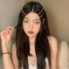 Forehead Ornaments Flower Hair Accessories Eyebrows Pendant Crystal Head Chain New Year Side Clip