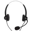 2.5mm Telephone Headset Binaural Noise Cancelling Call Center Earphone with Mic Mute for Business Cu