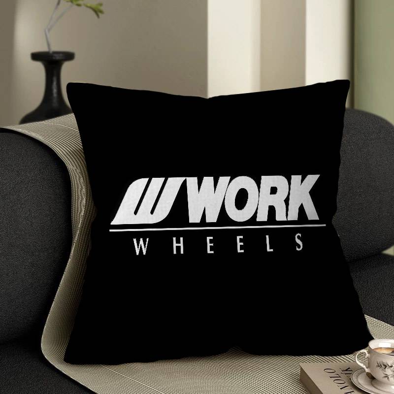 

Work Wheels Cushion Cover Decorative Pillow Sofa Home Decor case pillow cases 12x12Inch
