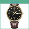 Swiss Brand Waterproof Ultra-thin Night Light Men's Watch Quartz Wristwatch Business Style