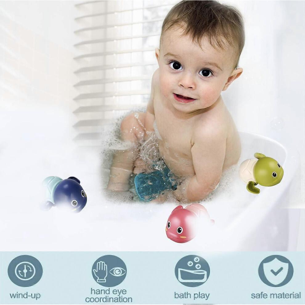 (As show, One size) Swimming turtles - three light-coloredToy