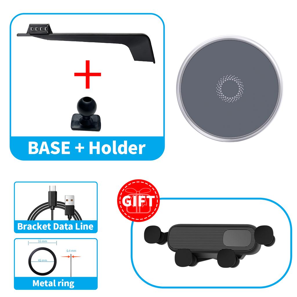 For Lexus RX  2024 2025 (14in) Car Phone Holder Screen Fixed Navigation Bracket Base Wireless Charging