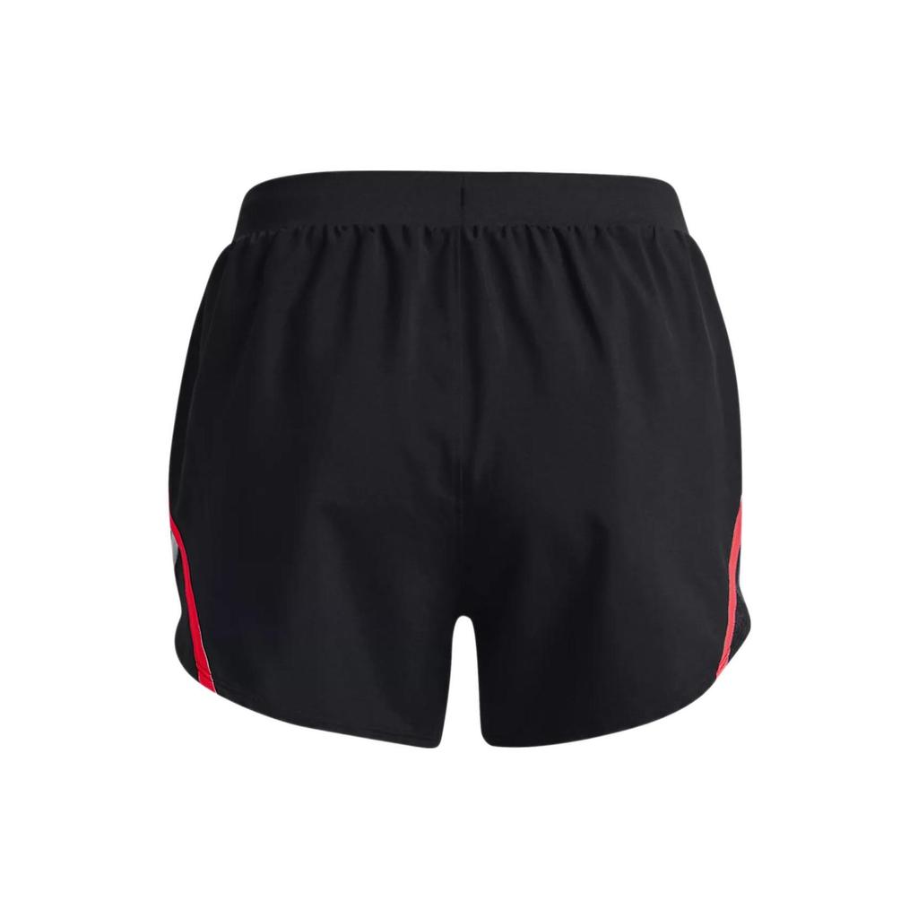 Under Armour Fly-By 2.0 Running Retro Casual Sports Shorts Women Shorts Black 1350196-023