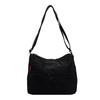 Korean Style Women's Simple Large Capacity Canvas Crossbody Bag