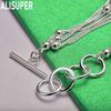 925 Sterling Silver Tassel Grape Bracelet Side Chain Exquisite Bracelet Gift Jewelry