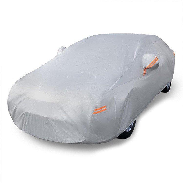 All-Season Insulated Aluminum-Coated Car Wrap—Waterproof, Dustproof, and Sun-Blocking; Outdoor Parking Protective Cover