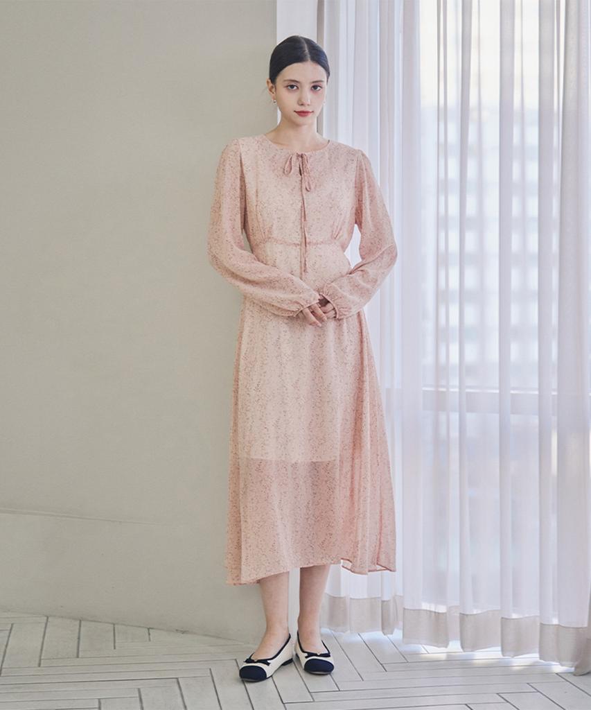 SOUP Floral Ribbon Long Dress (Sb3Opf1)