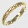 TIFFANY&Co. Gathered Milgrain Ring 0.1" Band K18 Yellow Gold #8.2(US Size) 4.18g Mens Used