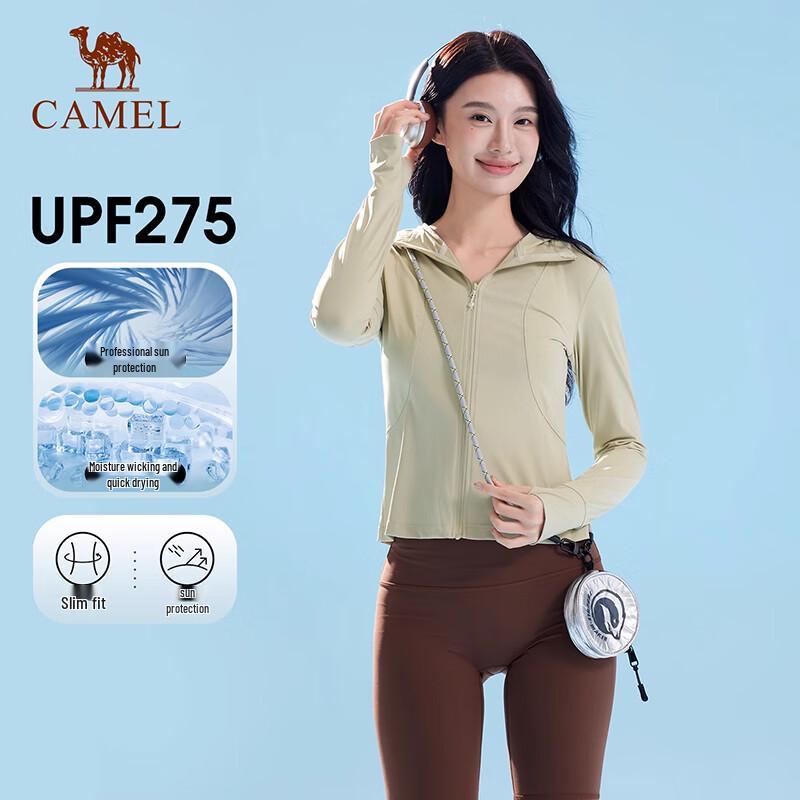 CAMEL Women s Hooded Ice-Feel UV Protection Jacket S