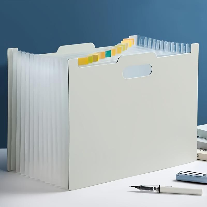 A4 Expanding File Folder 13 Pockets Portable Accordion Document Organizer Large Capacity School Office Paper Wallet